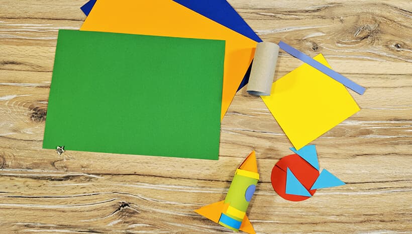 Rakete basteln Anleitung